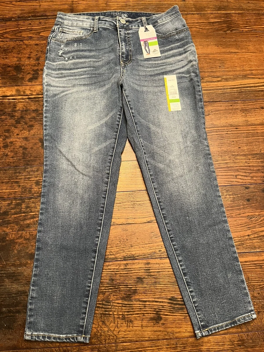 Time and tru high rise hotsell skinny jeans
