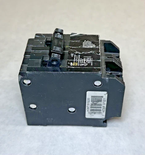 NEW Square D HOMT1515230 Quadplex Circuit Breaker 15/30A, 15A 1-Pole, 30A 2-Pole