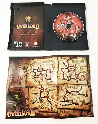 Overlord (PC, 2005) with Booklet and Map Pre-Owned Works PC DVD-ROM