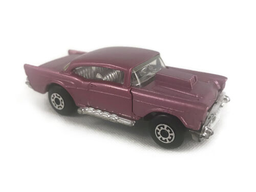 Vintage 1979 Matchbox '57 Chevy No 4 Pink Diecast Car Superfast 1:64 England - Picture 1 of 9