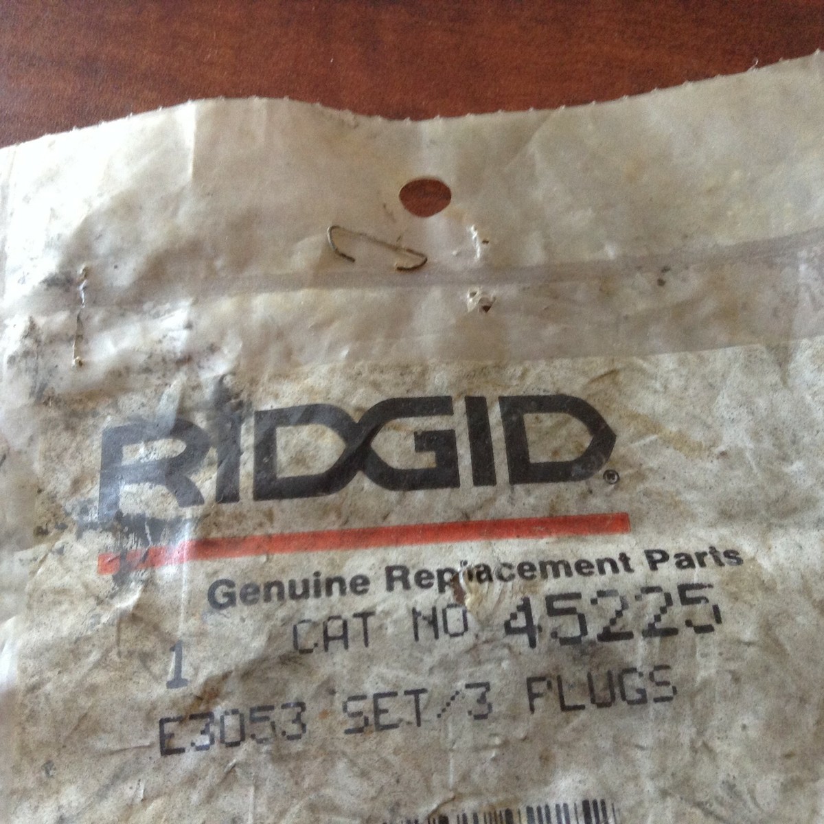 RIDGID 45225 Set of 3 Plugs E3053 for sale online | eBay