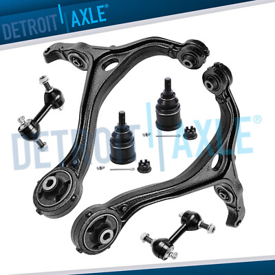 Front Lower Control Arms Sway Bars Suspension Kit fit for Honda Accord Acura TSX