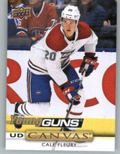 2019-20 Upper Deck Canvas #C99 Cale Fleury Young Guns (ref 157935)