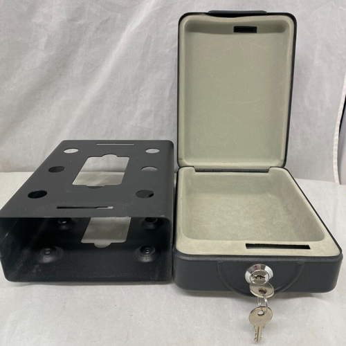 Lock Box With Under Counter Mounting Metal Bracket | eBay