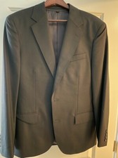 JCrew Ludlow Suit Jacket Center Vent Italian Wool 40S BLACK - Standard Lapel