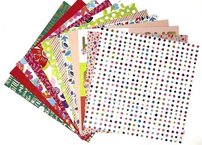 cardstock and scrapbooking paper