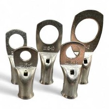 Copper Tube Terminals 16mm2 Cable Battery Starter Cable Lugs Eyelets Tags Crimp
