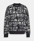 VERSACE JEANS COUTURE ALL OVER LOGO  PRINT SWEATSHIRT.