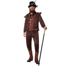 Kostüm Herren Steampunk Gentleman Gothic viktorianisch Retro Fasching Karneval