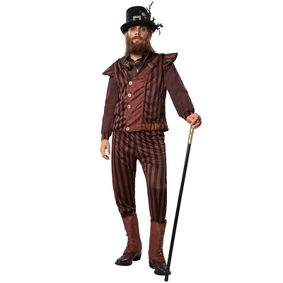 Kostüm Herren Steampunk Gentleman Gothic viktorianisch Retro Fasching  Karneval