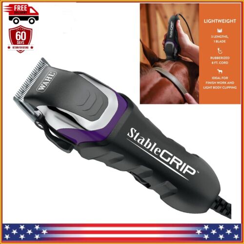 Wahl Horse Body Clippers Professional Equine Grooming Kit Long Power Cord
