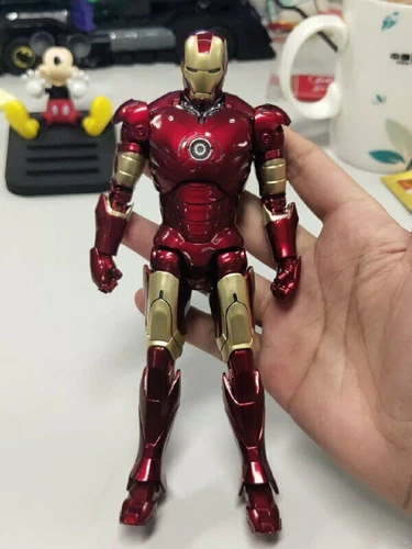 NEW ZD Birth of Iron Man MK 3 Mk2 Mark II Avengers MCU 18cm Figure Toys New - Picture 12 of 20