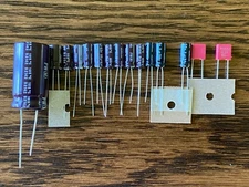 Pioneer PL-7 PL-720 Speed Repair Kit Capacitors Turntable Recap Set