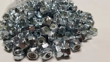 1/4-20 Stainless Steel Nylon Self-Locking Nylon Insert Hex Lock Nut  (30pcs)