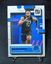 Brandon Smith Rated Rookie Card RC 2022 Donruss Football #395 Carolina Panthers