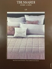 Lenzuola Completo Matrimoniale TRUSSARDI Sotto con Angoli Percalle di Cotone