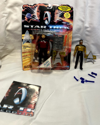 Star Trek Generations Playmates William Riker George Laforge Action ...