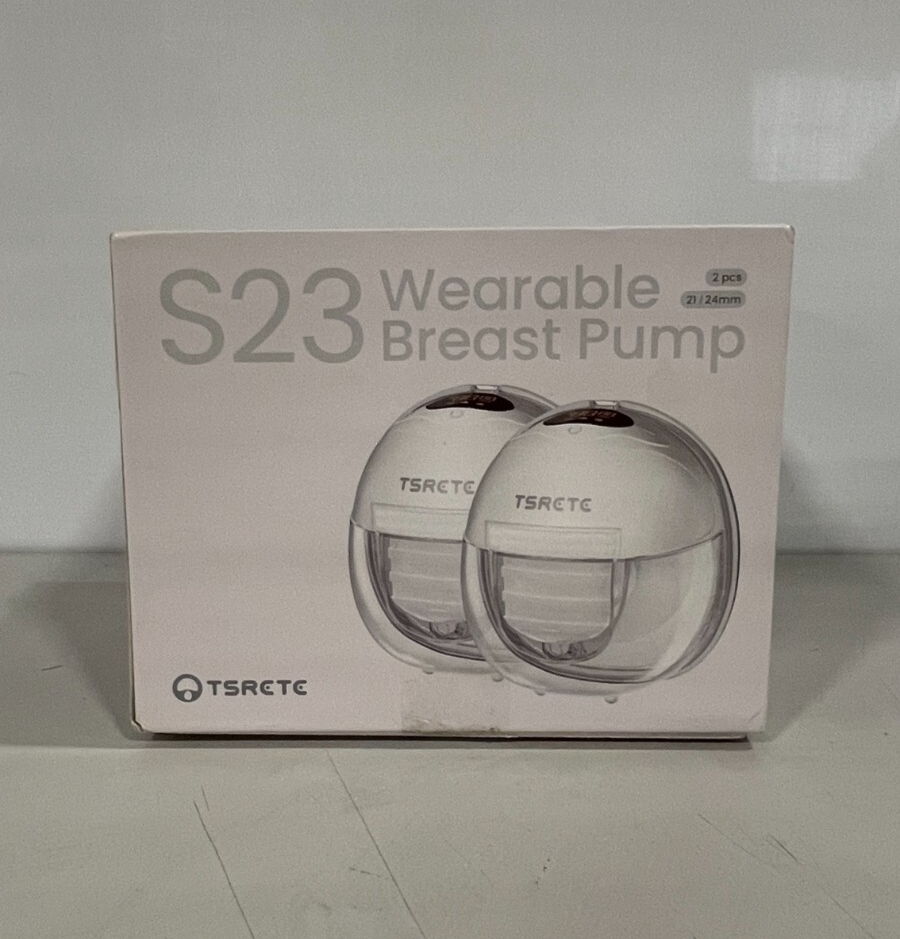 TSRETE S23 Double Wearable Breast Pump in Pink for Hands-Free Comfort-image