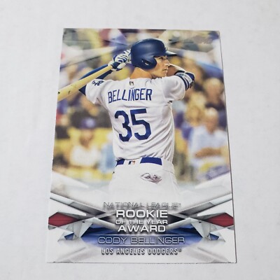 2018 Topps Rookie Of The Year Award Cody Bellinger # 9