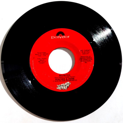 PEACHES & HERB - Reunited / Easy As Pie - Vinyl 45rpm 1978 PD14547