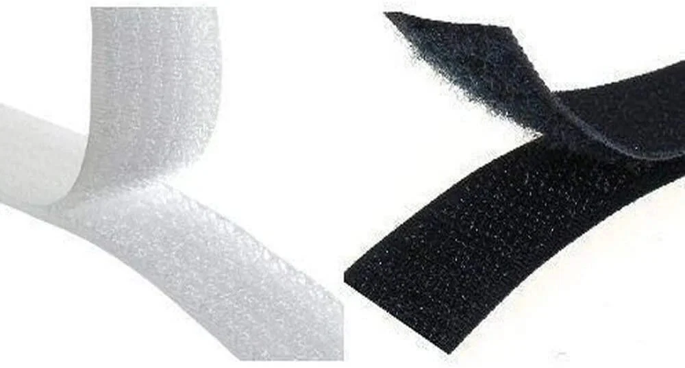 Sew On Hook & Loop Sewing/Stitch-On Fabric VELCRO® Brand Tape Black White