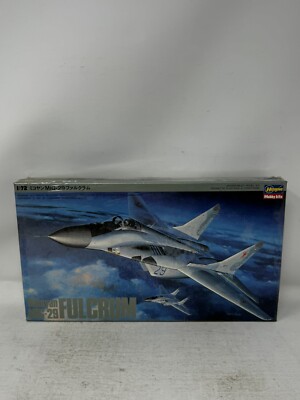SEALED! VINTAGE HASEGAWA MIG-29 FULCRUM MODEL AIRCRAFT KIT - 1/72, 1987