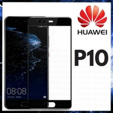 PELLICOLA IN VETRO TEMPERATO PER HUAWEI P10 CURVO PROTEZIONE TOTALE COMPLETA 9D