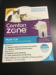 comfort zone multicat diffuser kit for cat calming