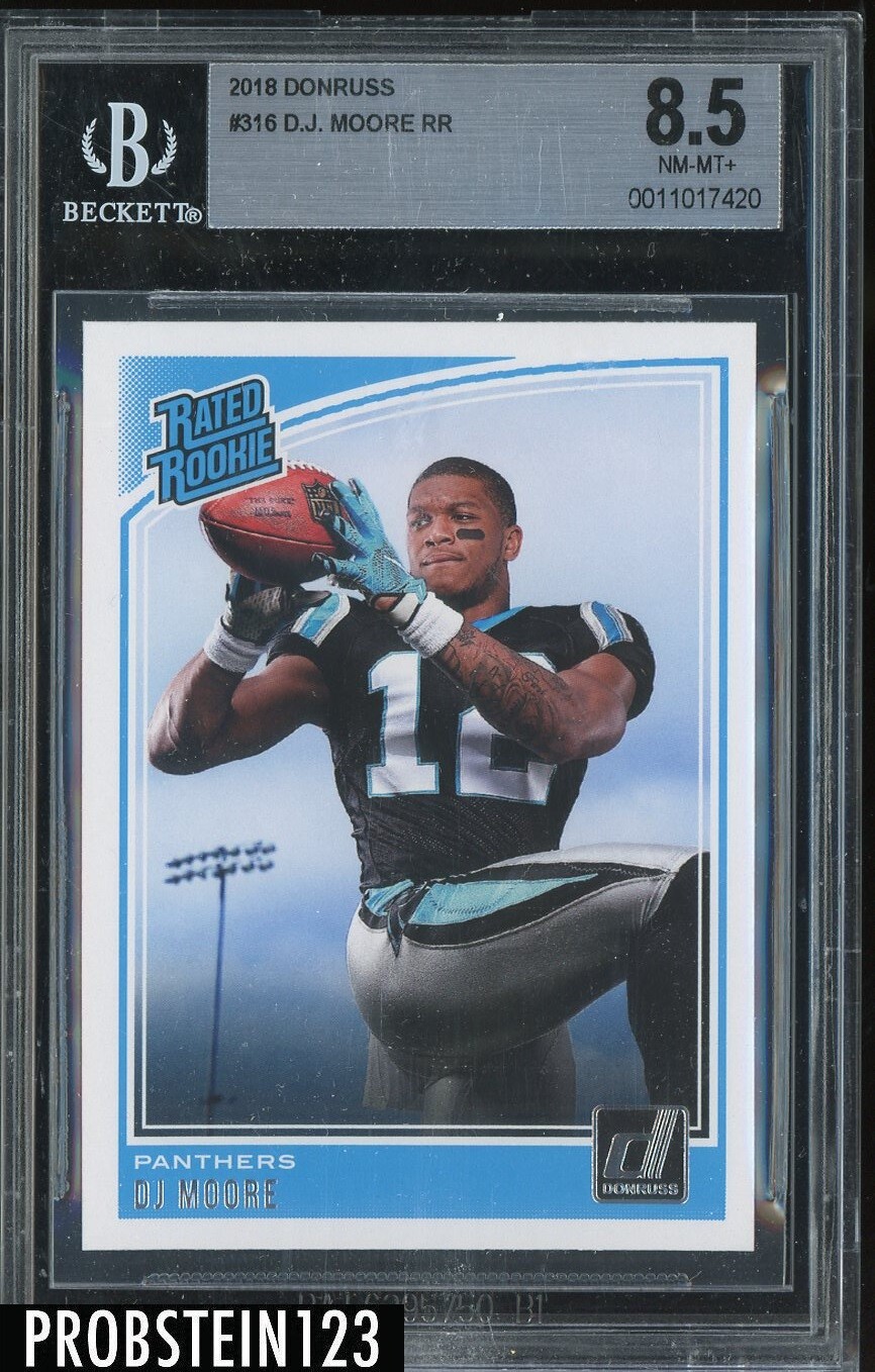 DJ Moore Panini Donruss the Rookies #R16 Base