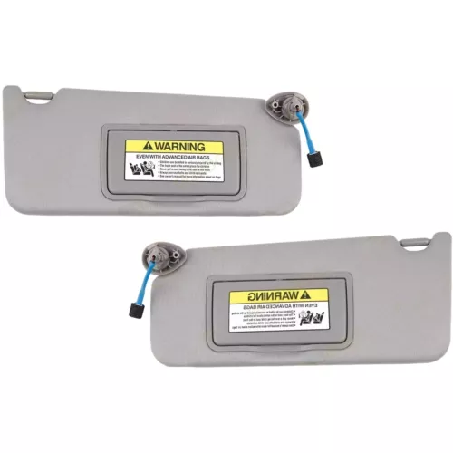 For 2008 - 2017 Honda Accord Gray Pair Sun Visor w/ Light & Mirror 83280TA5A51ZA - Foto 1 di 5