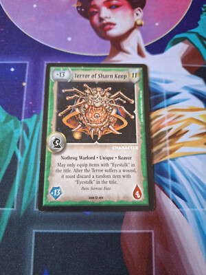 Terror of Sharn Keep | Warlord Saga of the Storm CCG | Warlord  Character