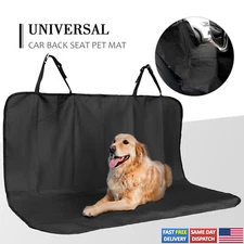 Back Rear Pet Dog Seat Bench Mat Cover Waterproof For Truck Auto SUV Van Car US