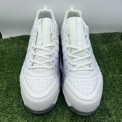 Mizuno White Baseball Cleats Men\'s Size‎ 13 Metal Spikes Athletic Shoes Mizuno 9-Spike Dominant IC Low Metal Baseball Cleat Men main image 4