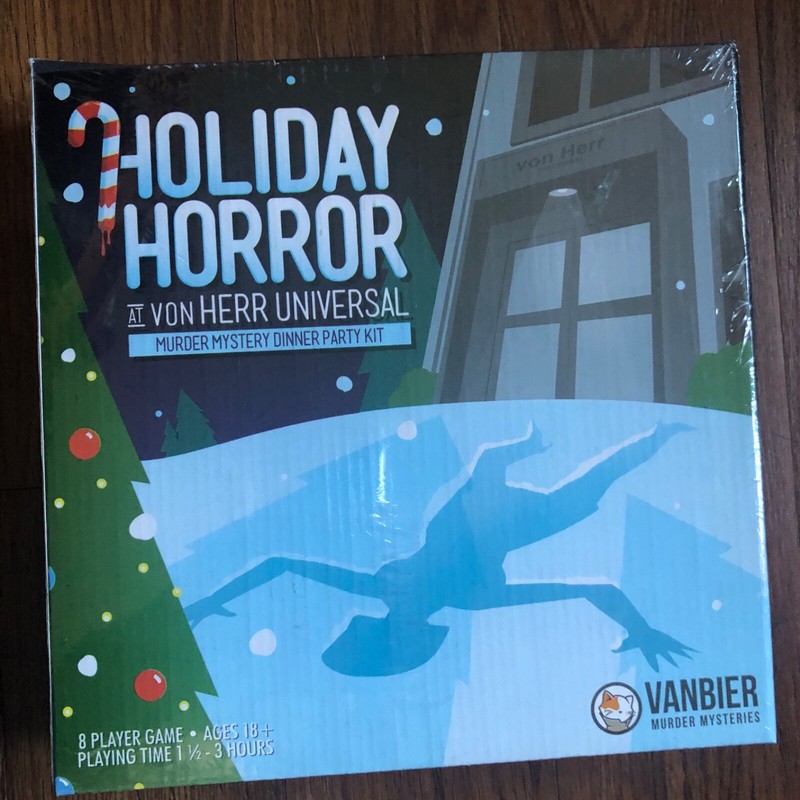 Vanbier Holiday Horror Murder Mystery Dinner Party Kit At Von Herr Universal
