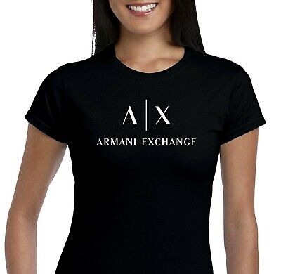 For Women AX Armani Exchange. Women's Tee. Crew Neck. Short Sleeves  T-Shirts | eBay