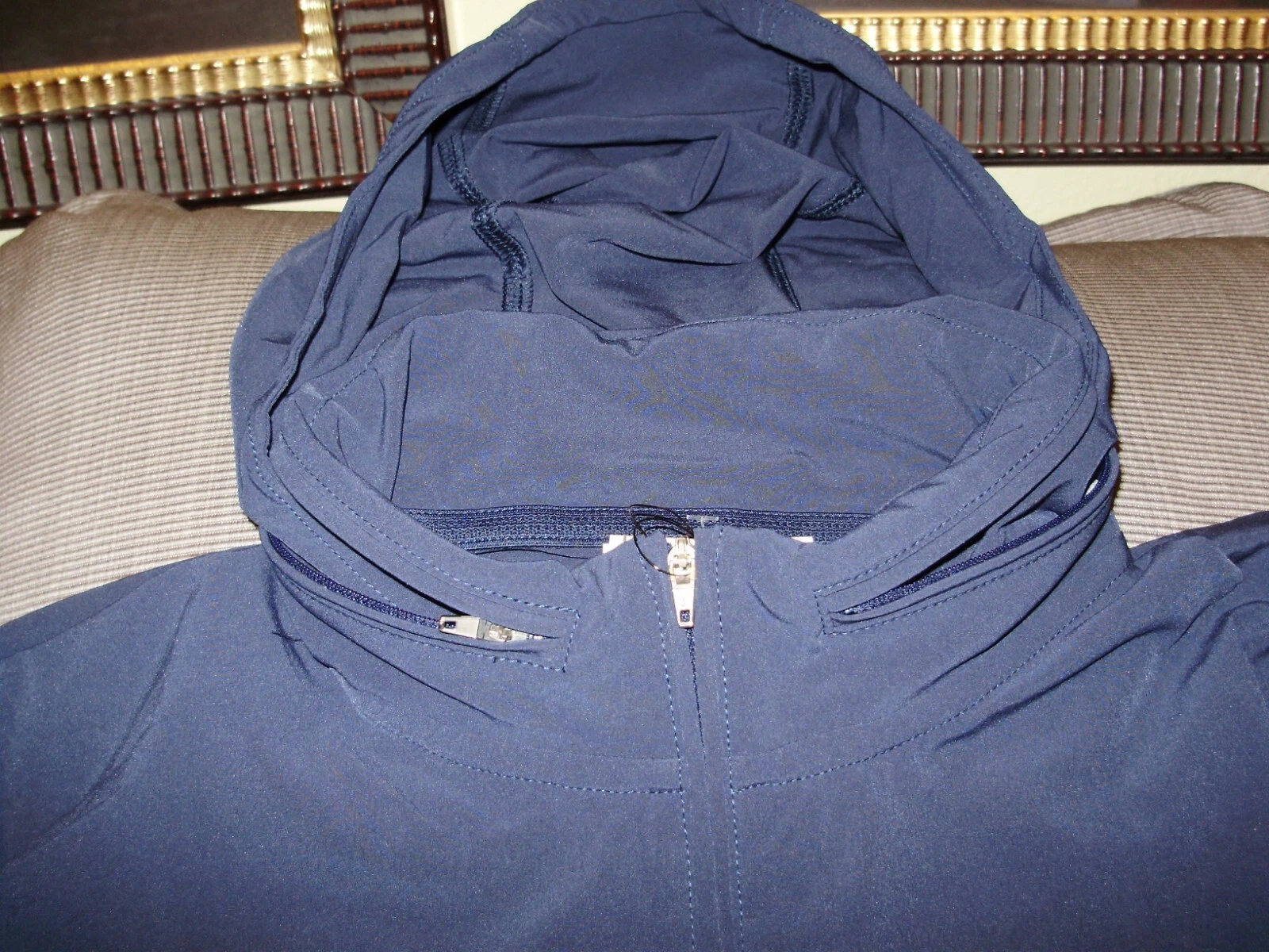 Nike Woven Coaches DV6754 Blu L S 1 4 Zip Golf Felpa con Cappuccio Giacca a Vento Uomo Medium