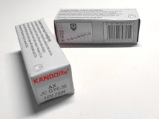 Kandolite halogen lamp AX JC GY6.35 12V 75 Watt-Tungsten-halogen NEW & original packaging