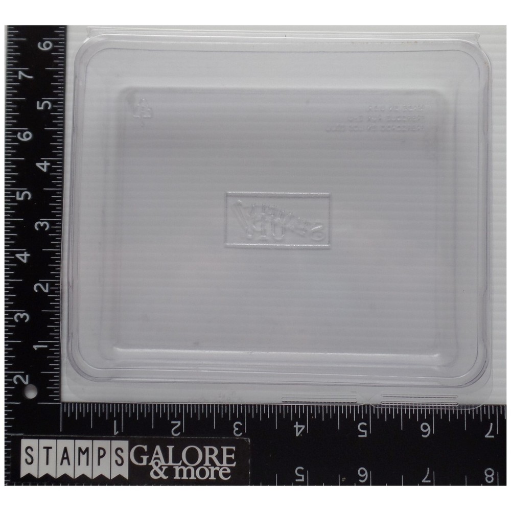 Stampin' Up! Rubber Stamps SM 6X5 PLASTIC FLIP TOP CLAM SHELL STORAGE CONTAINERS
