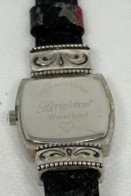 Brighton Waterford Watch Women Black Red Reversible Leather  display picture 1