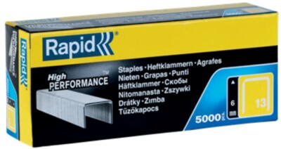 5000 Heftklammern Klammern Tackerklammern Rapid Typ 13, 6 mm, für Tacker R19