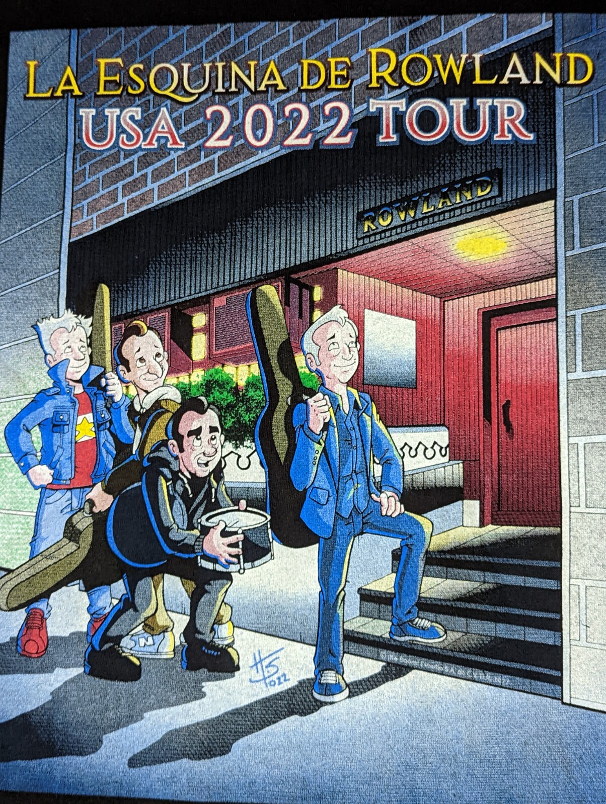 Camisa Hombres G Oficial 2022 US Tour - La Esquina de Rowland - Talla L