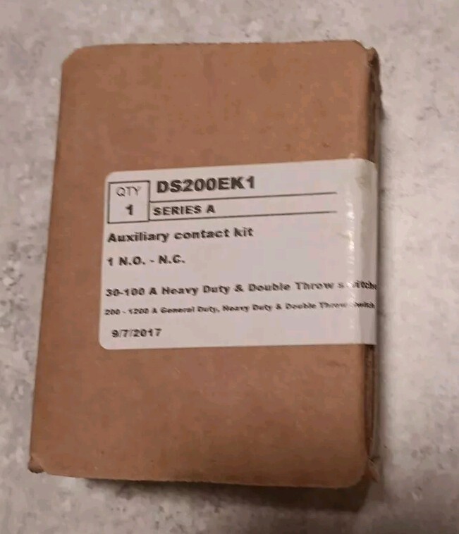 Cutler Hammer Eaton New DS200EK1 Auxiliary Contact Kit eBay