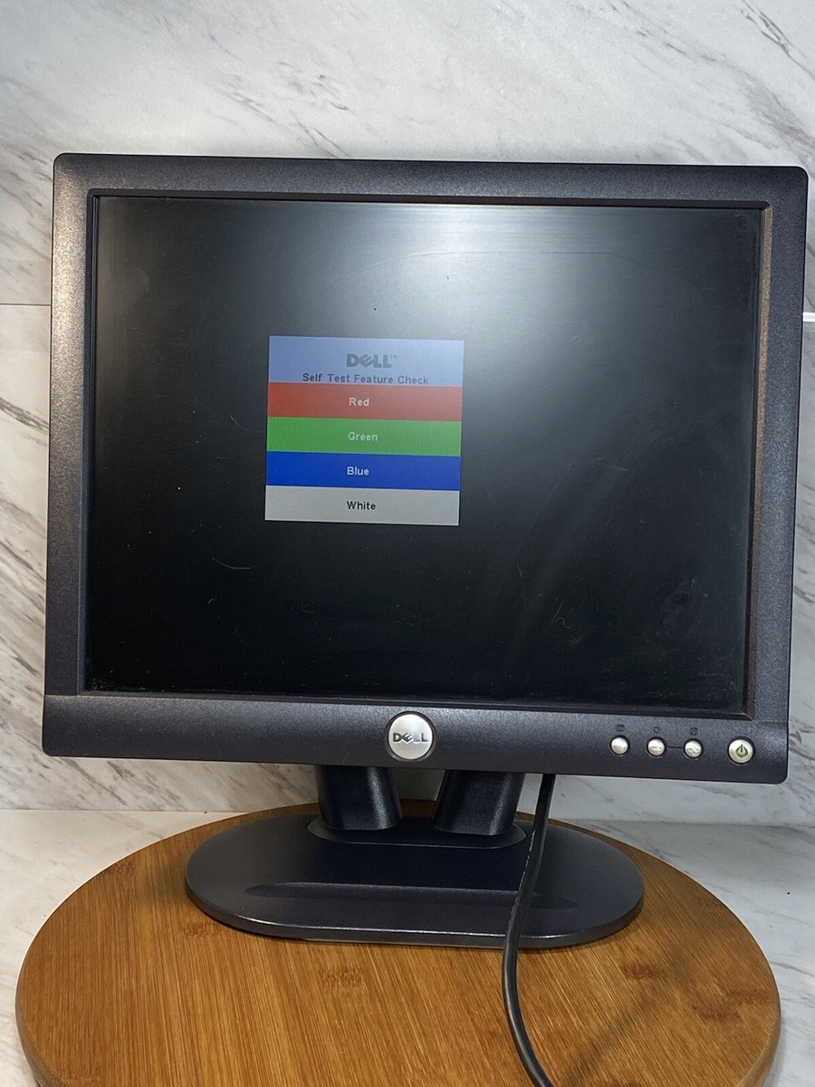Dell REV A01 Flat Screen Computer Monitor Works With Power Cord 17 