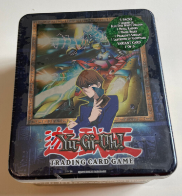 Rare! YUGIOH 2003 Kaiba XYZ Dragon Canon Collectors Tin SEALED w