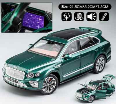 1:24 Bentley Bentayga SUV Alloy Luxy Car Model Metal Vehicles