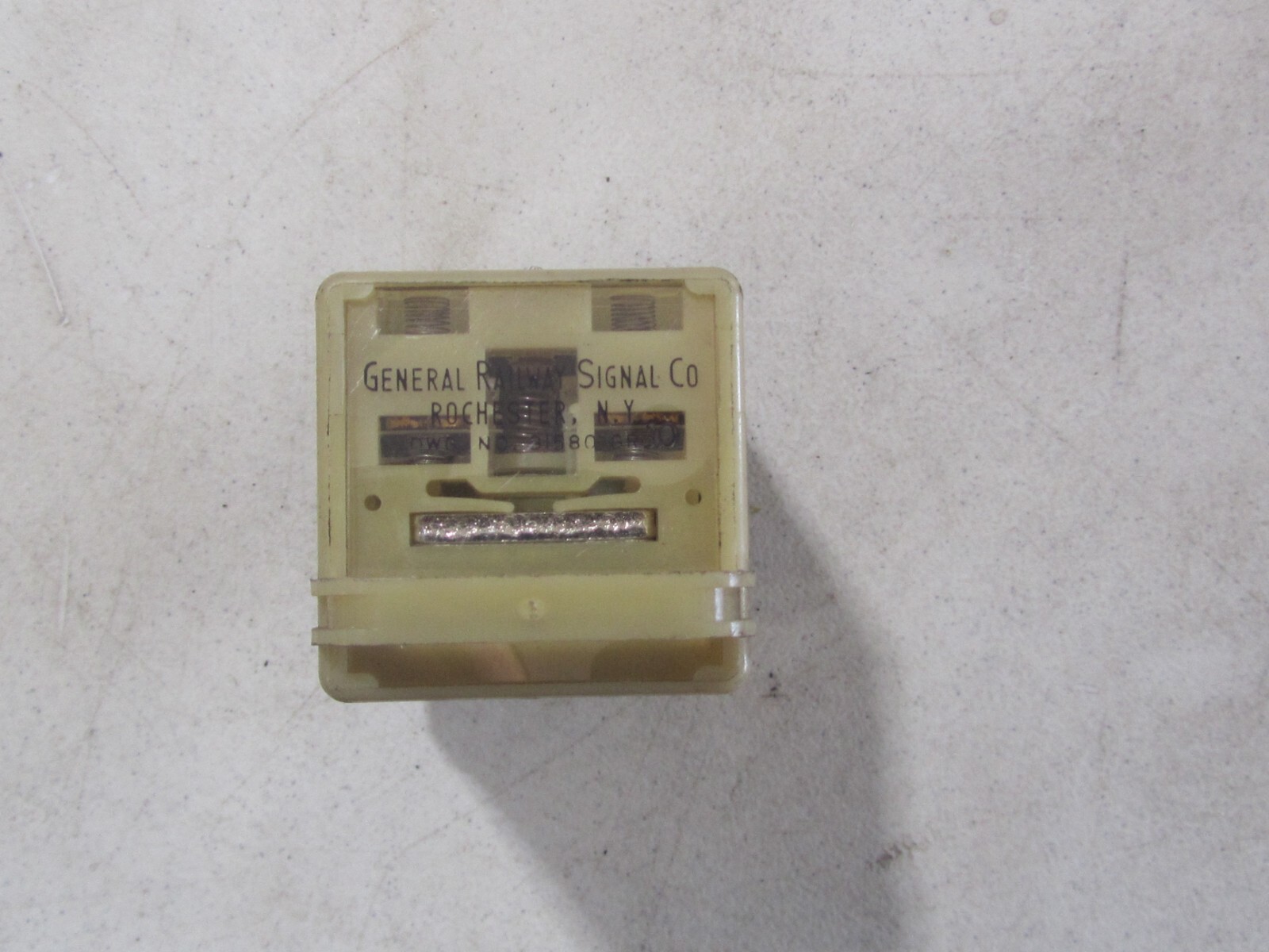 Vintage General Railway Signal GRS RELAY DWG. NO. 31580 GR.10 eBay