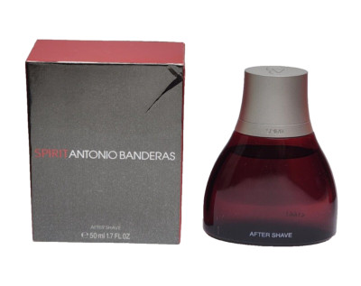 SPIRIT ANTONIO BANDERAS MEN 1.7 oz AFTER SHAVE FLUID BOX DAMAGED