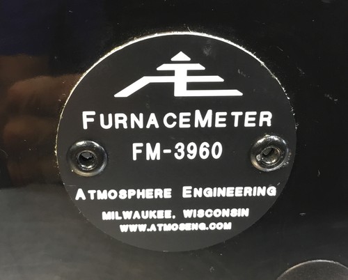 ATMOSPHERE ENGINEERING FURNACEMETER, FM-3960, 0-125 cc/M                   5B-33 - Foto 2 di 9