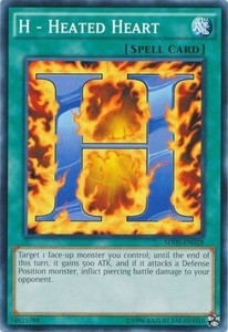 H - Heated Heart - SDHS-EN028 - Common - Unlimited Edition x3 - Near Mint