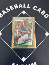 2025 Panini Donruss Rated Prospects Brandon Sproat #119 Orange Velocity RC